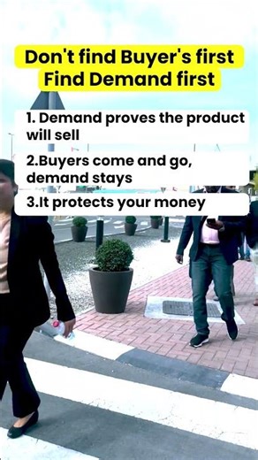 Stop chasing buyers. Find demand first. #shorts