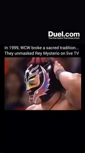 neonexplanation on Instagram: "In Mexican lucha libre, the mask means everything-identity, honor, legacy. But in 1999, WCW forced Rey Mysterio to wrestle without his mask, breaking one of lucha's most sacred traditions. A moment that still hurts fans who know what that mask truly stood for 🇲🇽"