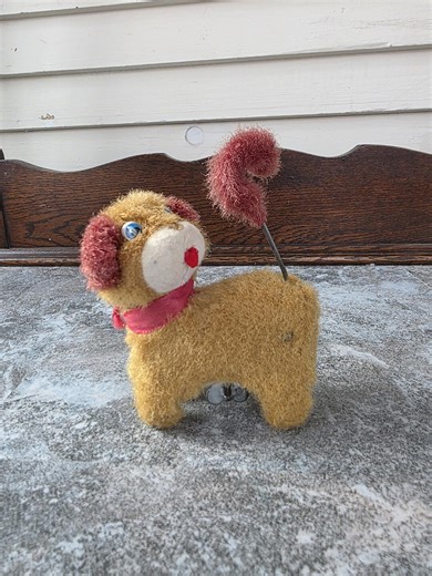 Vintage Wind-up Toy Dog: Made in Japan, Dances Barks Spins Tail - Etsy Canada