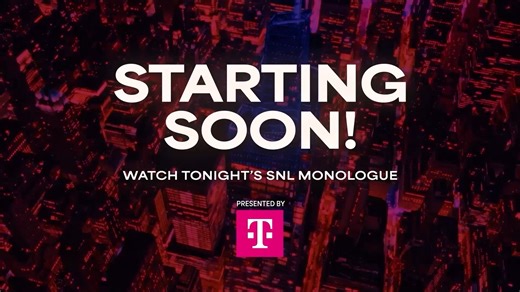 Watch last night’s monologue stream! Presented by T-Mobile | Saturday Night Live