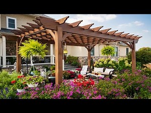 BACKYARD GARDEN PERGOLA DESIGN IDEAS | 10 SECRETS FOR BEST OUTDOOR LIVING & STUNNING LUXURY GREENERY