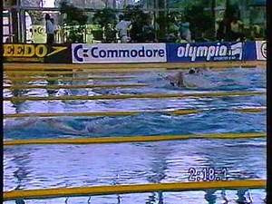 Schwimmen 1987 400m Freistil DDR GER Länderkampf