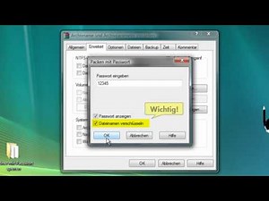 Tutorial: Datei / Ordner mit Passwort schützen
