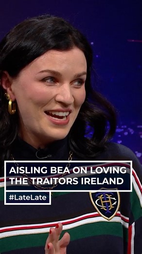 Aisling Bea on the very important distinctions between the Irish and UK versions of The Traitors 😉 #latelate | The Late Late Show