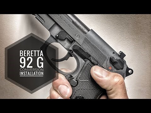 Beretta 92 G conversion installation / DIY