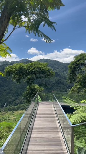Experience luxury and nature in harmony at The Upper Clift Resort & Cafe at Sentul City, where the modern design and stunning Gunung Pancar view create an unforgettable visit Who do vou want to share this stunning experience with? #fyp #theuppercliftsentul #activitywithpanoramaview #hiddengembogor #Weddingevent #resortbogor #visitbogor #cafebogor