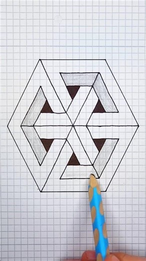 Drawing 3D Element #art #drawing #3d
