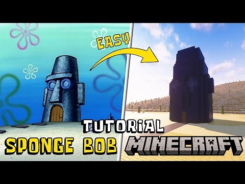 How to build a Squidward's House | Tutorial Minecraft