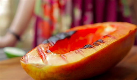 Grilled Papaya