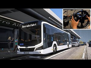 GTA 5 - Realistic Bus Driving Job | Steering Wheel Gameplay