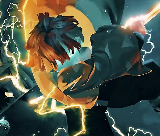 Zenitsu Audio Animation and Intro | Art by unvm1303