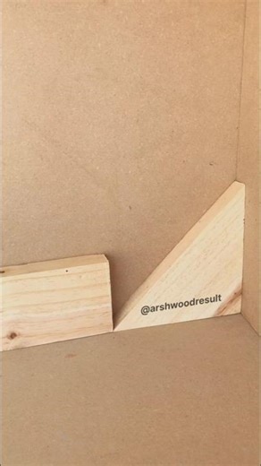 Tight Corner Finish with Angle Piece #wood #shorts