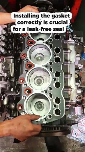 Gasket Installation Made Right 🔧#GasketInstallation #MechanicalTips #DIYmechanics #CarMaintenance