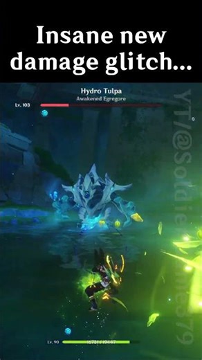 INFINITE damage Glitch #genshinimpact #glitch