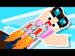 I FLEW A JETPACK in Minecraft! (Ultra Hardcore)