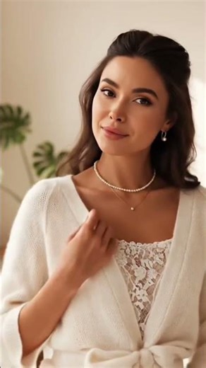 Light angora sweater with elegant bow💖 #sweaterweather #elegantbride #bohowedding #weddingoutfit