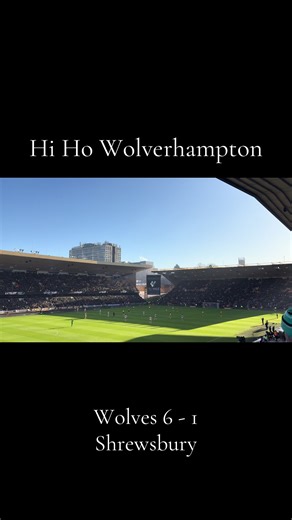 Molineux Stadium Experience: Wolves vs Shrewsbury Highlights