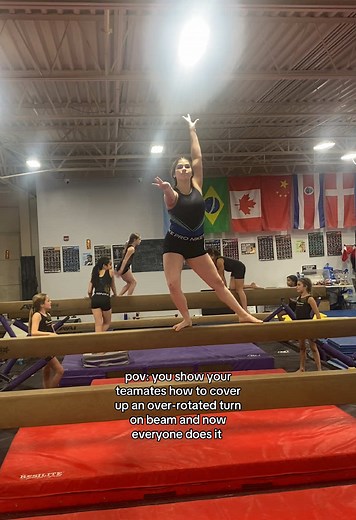 Gymnastics Tips: Covering Up Over-Rotated Turns