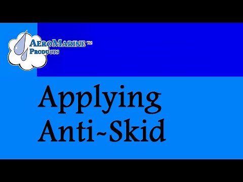 How to apply anti-skid powder to epoxy flooring by AeroMarine Products