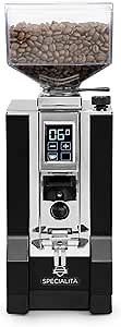 Eureka Mignon Specialita Espresso Grinder | Silent Technology | Stepless 55mm Burrs | Touchscreen | Black