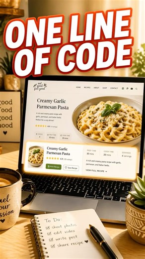 The Recipe Widgets Every Food Blogger Should See. #Shorts
