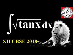Q53 Class 12 Maths ∫√Tan x dx Integrate sqrt tan x Important Questions CBSE Board Exam 2018
