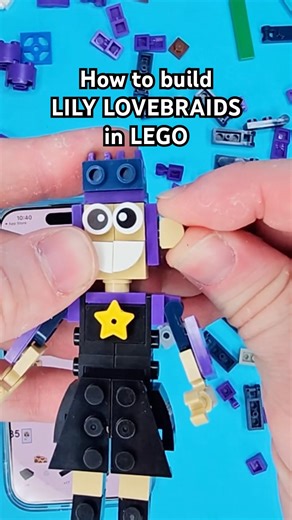 How to build Lily Lovebraids in LEGO with Brickify! ⭐️