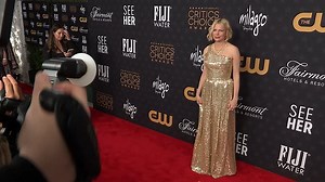 Michelle Williams glitters in gold at 2023 Critics' Choice