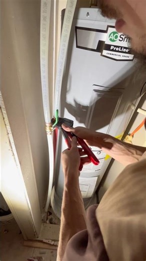 Crimp, crimp, crimp some more! #plumbing #pex #waterheater