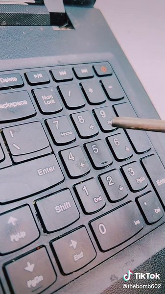 Dirty laptop cleaning asmr #gross #satisfying #satisfyingvideo #clean #lenovo #spill #ifixit #sticky