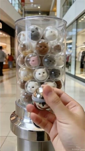 ✨ Yawning Kitten of 'Gachapon' Machine 🔮🐱