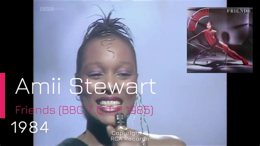 Amii Stewart - Friends (1984) #amiistewart #1984 #Rewindradio8090 #80smusic #80s #90s