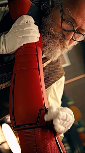 Cinemagiq on Instagram: "Deadpool Doesn’t Need Dialogue To Be Funny Because Deadpool’s face is hidden behind a mask for most of the film, Ryan Reynolds relies heavily on physical performance. His exaggerated poses, shoulder movements, and playful body language draw from classic silent film comedy, allowing humor to land even without dialogue. The expressive design of the suit, especially the animated eye shapes, turns simple gestures into clear emotional beats. The scene also plays with fan expe