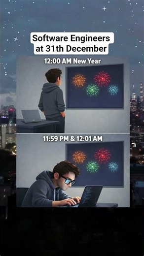 Software Engineer Meme 💻 #shorts #newyear #softwareengineer #programming #memes #viral