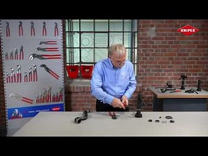 KNIPEX Spring Hose Clamp Pliers with and without locking device