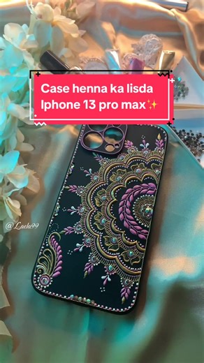 Bikin Case Henna untuk Calista di iPhone 13 Pro Max