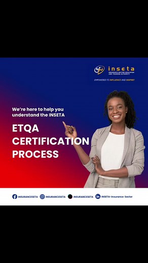 Understanding how the INSETA process is very important. This way you will have more insights on how accreditation and certification work and who to speak to should you have any questions. Should you have any questions for us on your certificates or how the process works kindly email us on certificatequeries@inseta.org.za #insuranceseta #insurancesetaETQA #ETQAprocess