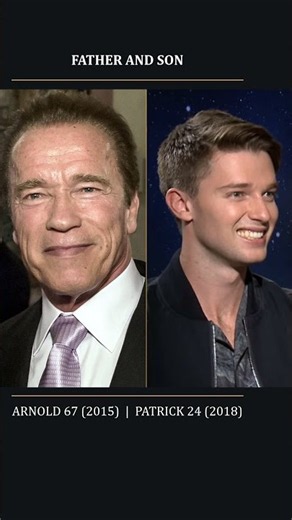 Arnold & Patrick Schwarzenegger | Father and son through the years #Shorts