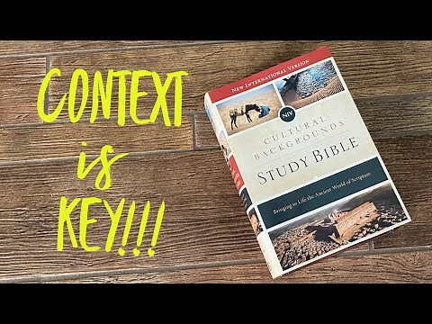 NIV Cultural Backgrounds Study Bible by Zondervan