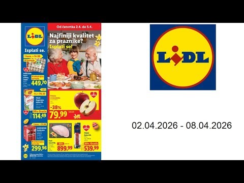 Lidl katalog - Pogledajte naše ponude - 02.04.-08.04.2026