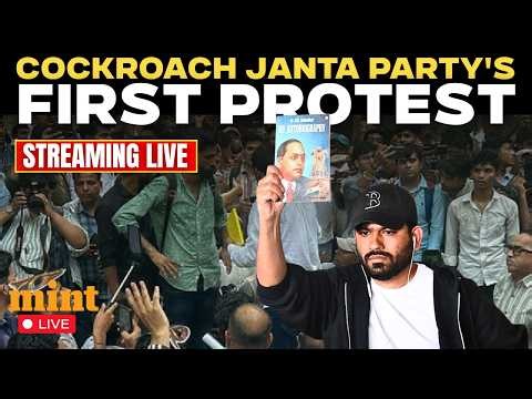 CJP Protests LIVE: Cockroach Janta Party's First Protest LIVE | Abhijeet Dipke Reaches Jantar Mantar
