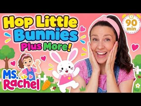 Hop Little Bunnies Hop Hop Hop + More Ms Rachel Nursery Rhymes & Kids Songs