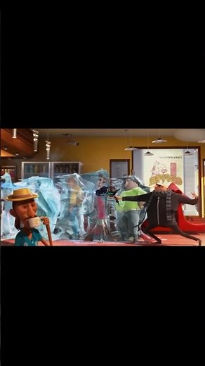 FREEZE RAY VS. CHEESE RAY #despicableme #minionstheriseofgru #shorts #illuminationentertainment