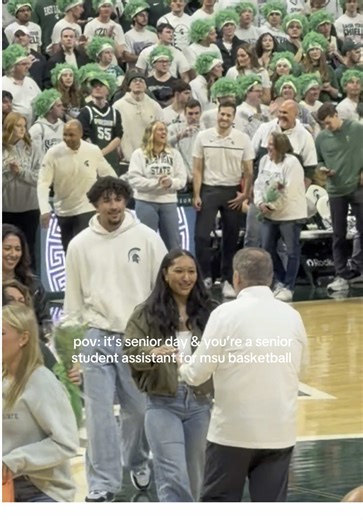 just want to relive this day over & over! msu hoops has my whole heart🫀💚✨#collegebasketball #michiganstate #womeninsports #msubasketball #march #marchmaddness #fyp