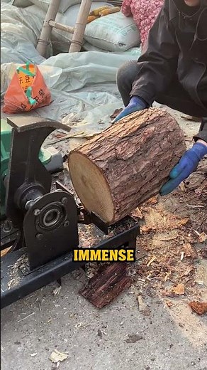 The Fastest Hydraulic Wood Splitter - Log Splitting