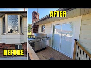 Converiting a Bay Window to a Sliding Patio Door