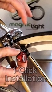 13K views · 1.1K reactions | A contactless dynamo light, mounted in one easy step with a click! Magic or physics? Doesn't matter—the important thing is light on your bike with Magnic Microlights. www.magniclight.com #magniclight #bikelights | Magnic Light | Facebook