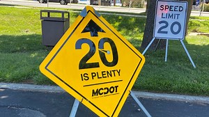 Montgomery County looking at reducing speed limit to 20mph on up to 70 streets