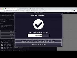 25 - Set a Domain and a Range on a Scale - Data Visualization with D3 - freeCodeCamp Tutorial
