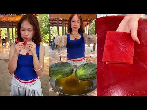 Amazing cooking deep fried watermelon recipe